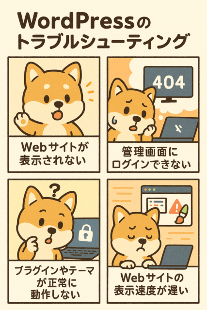 WordPressのトラブルシューティング