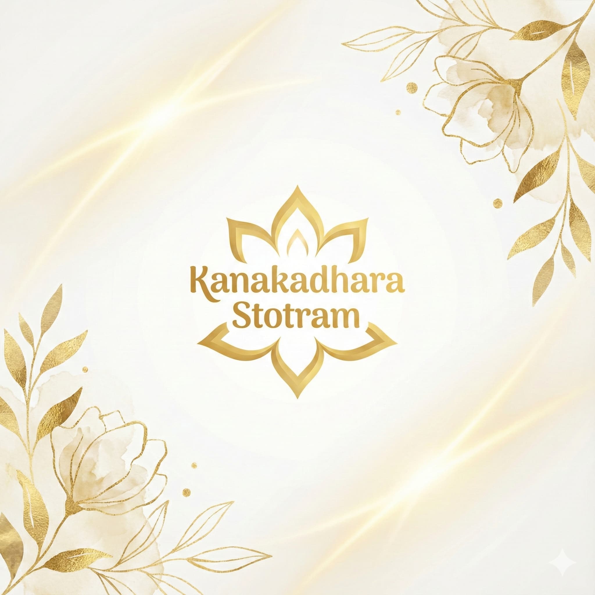 「黄金（豊かさ）が雨のように降り注ぐ讃歌」｜Kanakadhara Stotram（カナカダーラ・ストートラム）